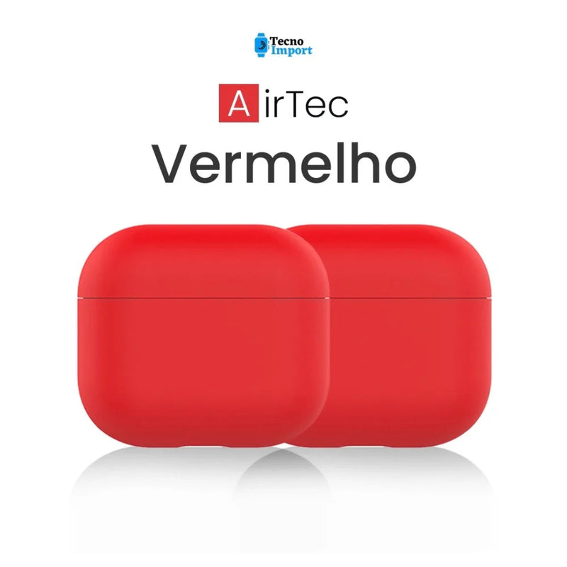 Capinha Colorida para AirTec 3 - Vermelho