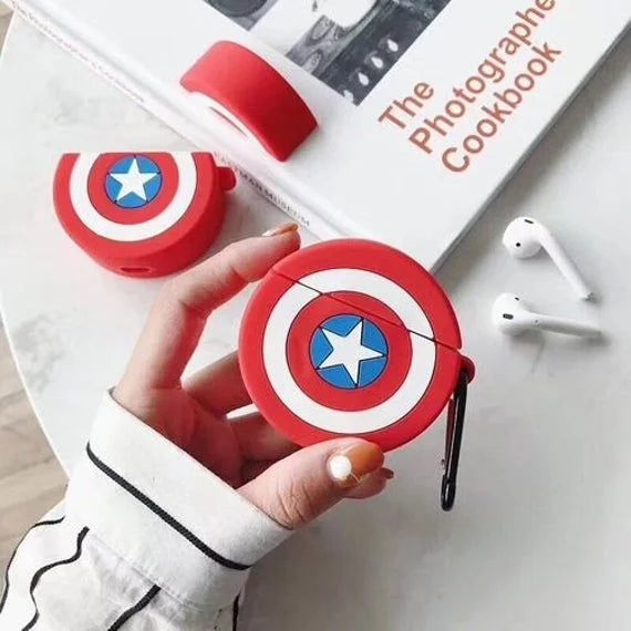 Capinha para Fone de Ouvido Capitão América Escudo