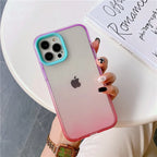Case Bicolors - iPhone XS Max / Roxo, Rosa e Azul