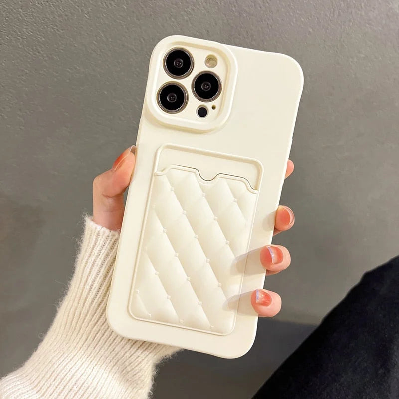 Case Card Bag - Creme / iPhone 12