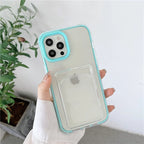 Case Card Clear - iPhone 13 Mini / Azul Claro