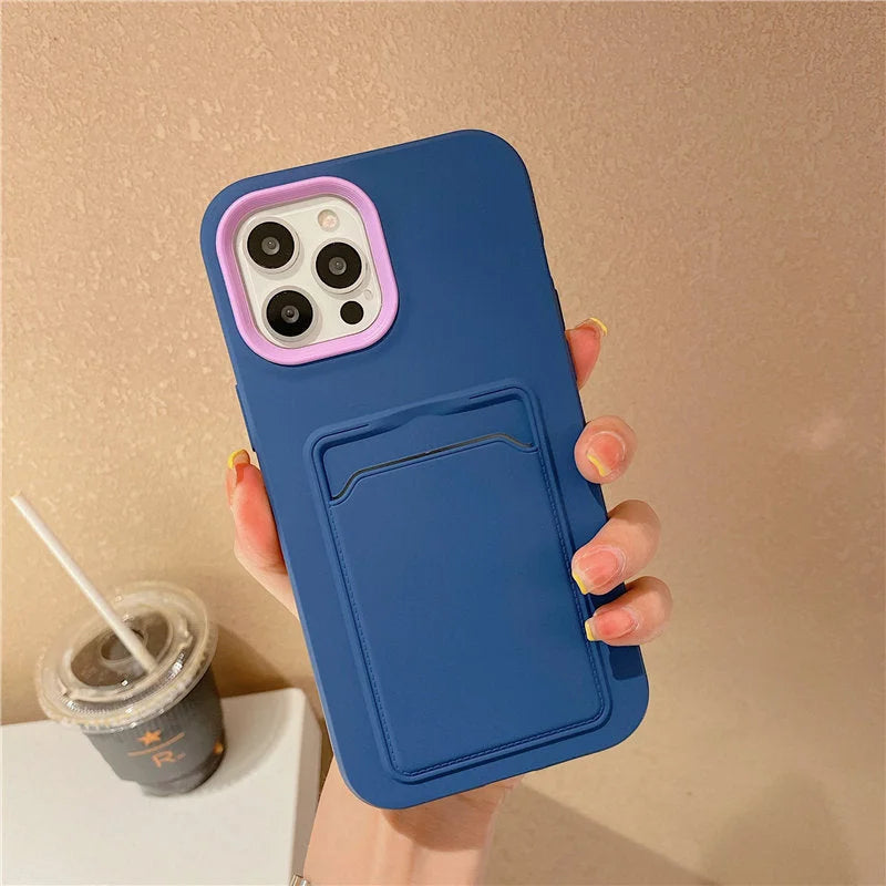 Case Card Colors - iPhone 11 / Azul Escuro