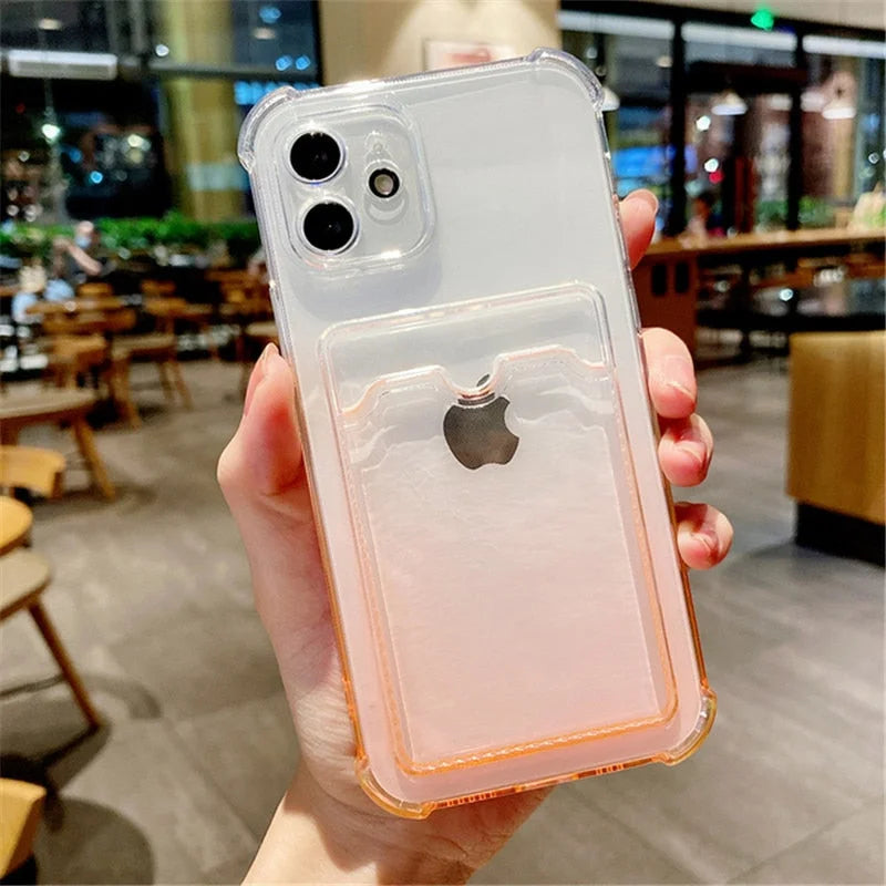 Case Card Degrade - iPhone 11 / Laranja