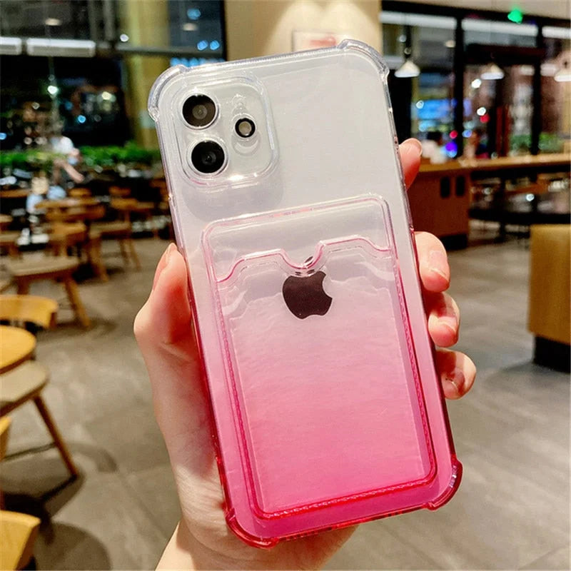 Case Card Degrade - iPhone 11 / Rosa