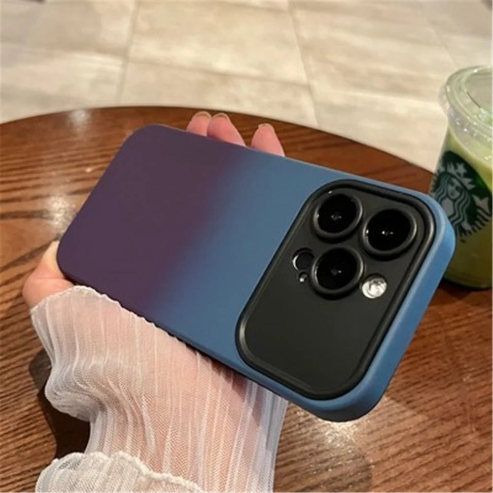 Case Double Gradient - Azul e Roxo / iPhone 14