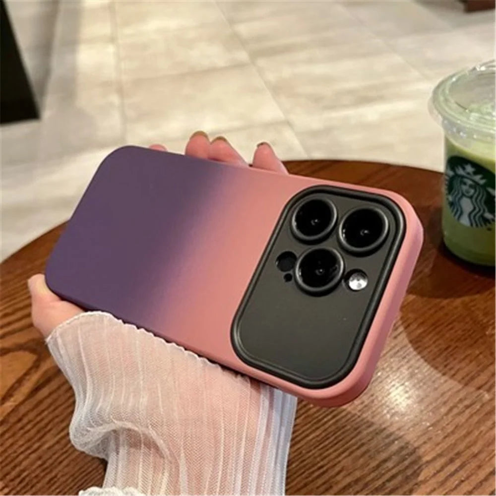 Case Double Gradient - Rosa e Roxo / iPhone 14