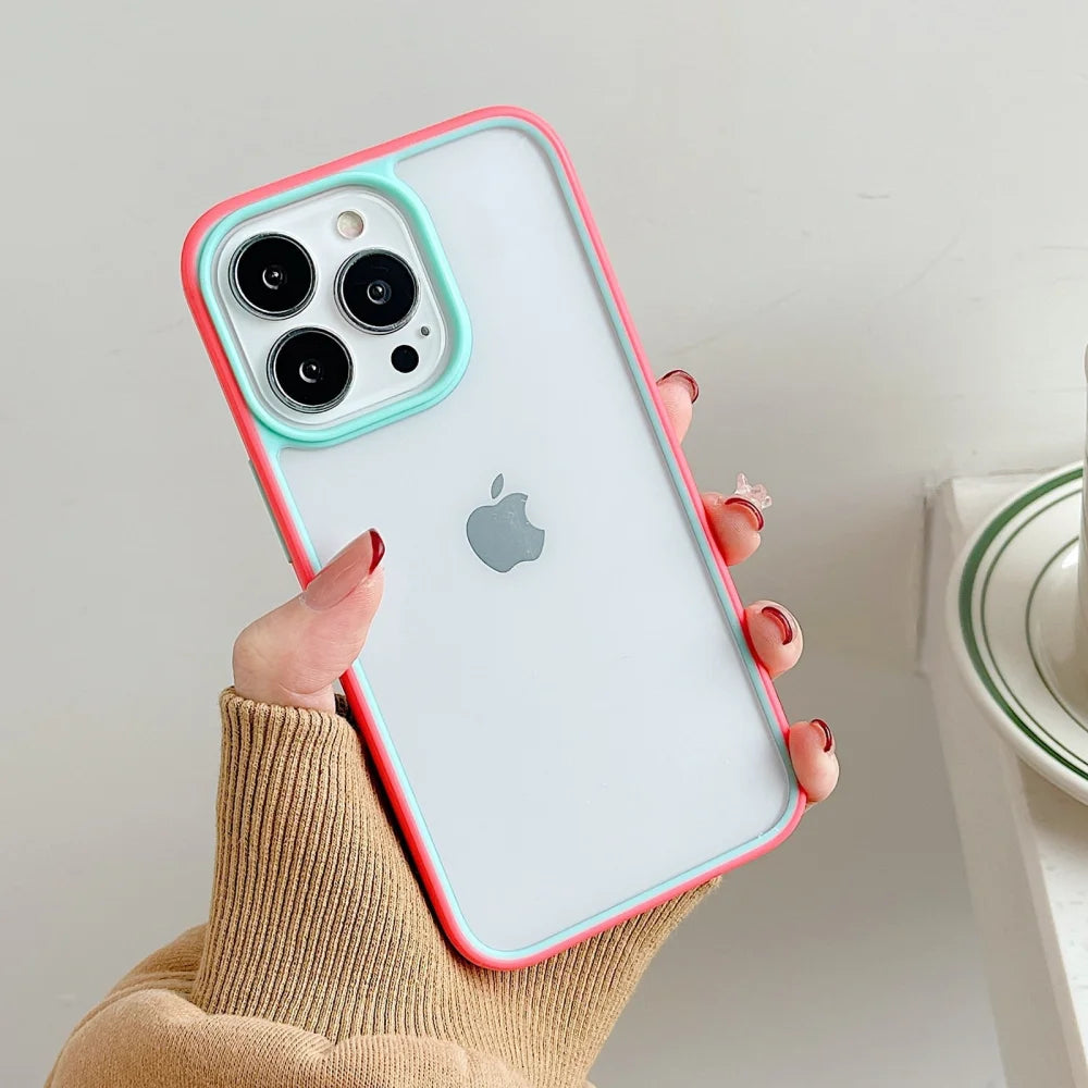 Case Duo Neon - iPhone 14 / Vermelho e Verde