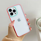 Case Duo Neon - iPhone 14 / Vermelho e Verde