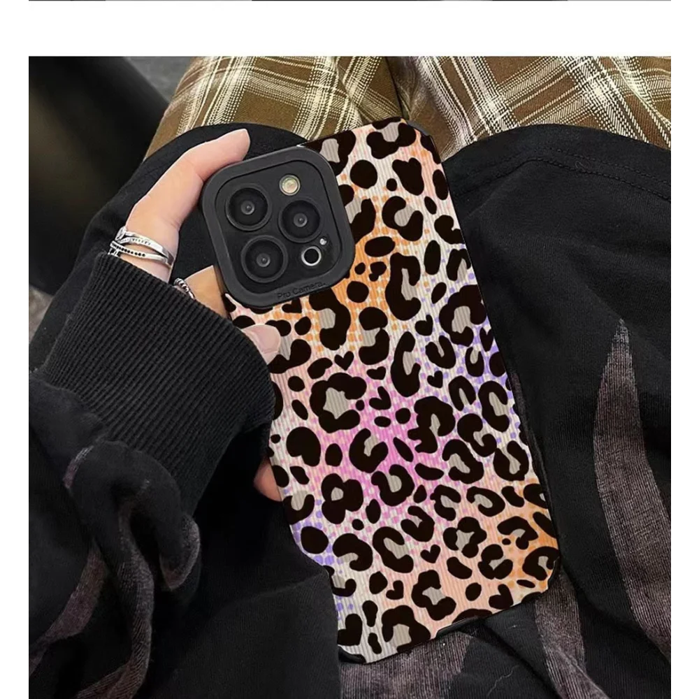Case Leopard Colorful