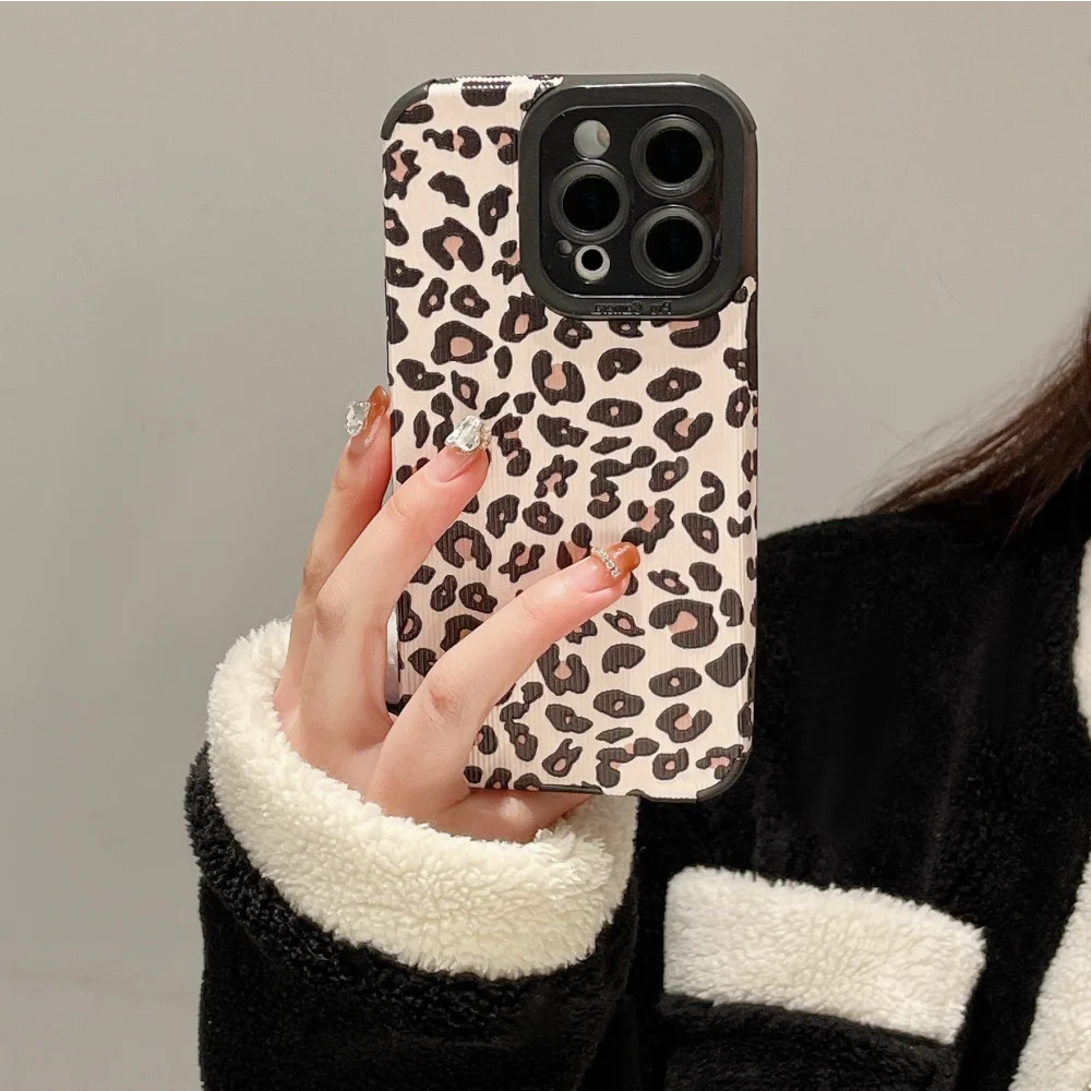 Case Leopard Rose