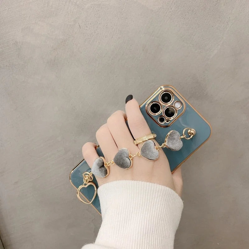 Case Love Chain - iPhone 7 e 8 / Cinza