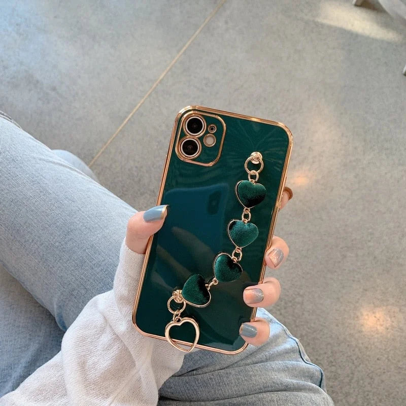 Case Love Chain - iPhone 7 e 8 / Verde