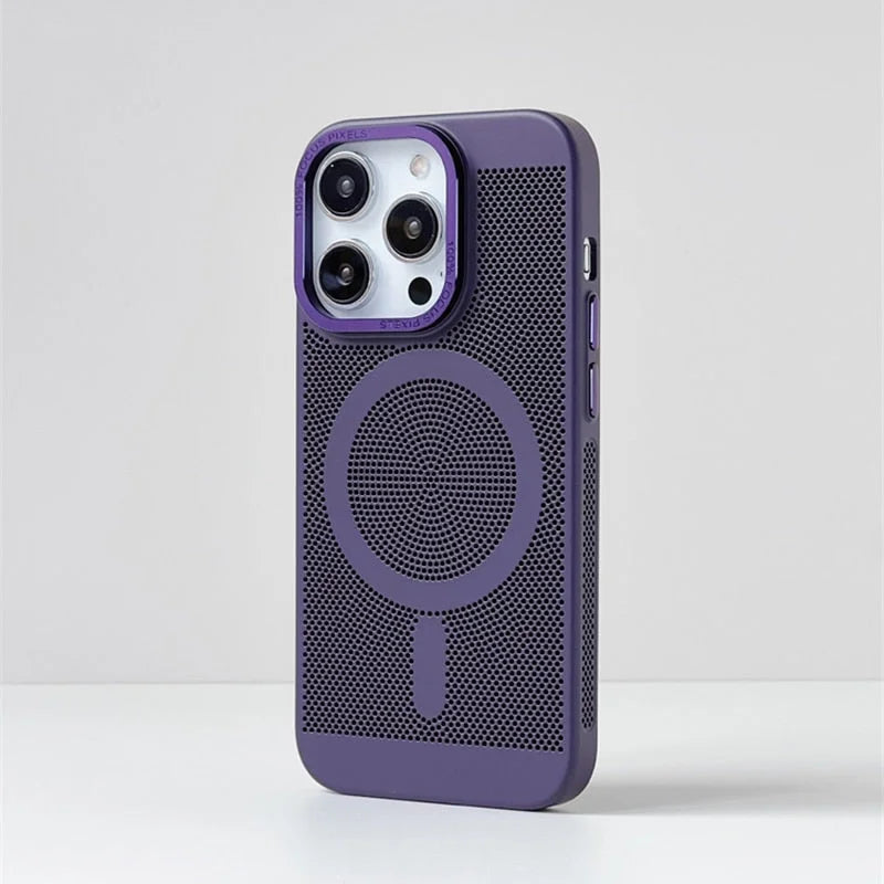 Case Mag Breathe - iPhone 14 / Roxo