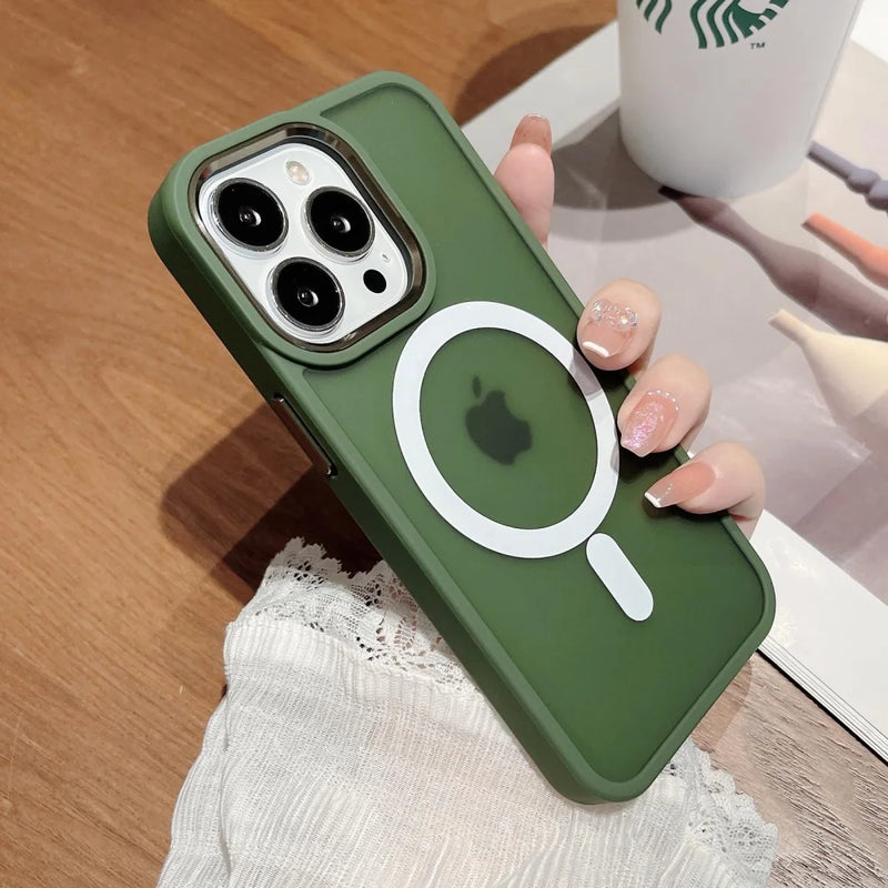 Case Mag Classic Color - Verde Alpino / iPhone 14