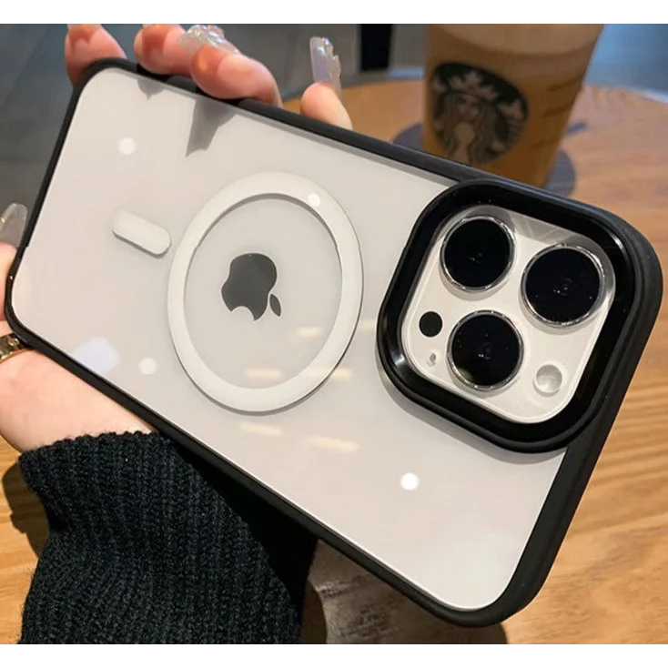 Case Mag Glass - Preto / iPhone 14