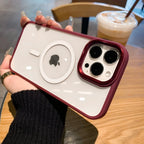 Case Mag Glass - Vinho / iPhone 14