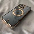 Case Mag Golden - Preto / iPhone 14