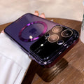 Case Mag Master Clear - iPhone 14 / Roxo