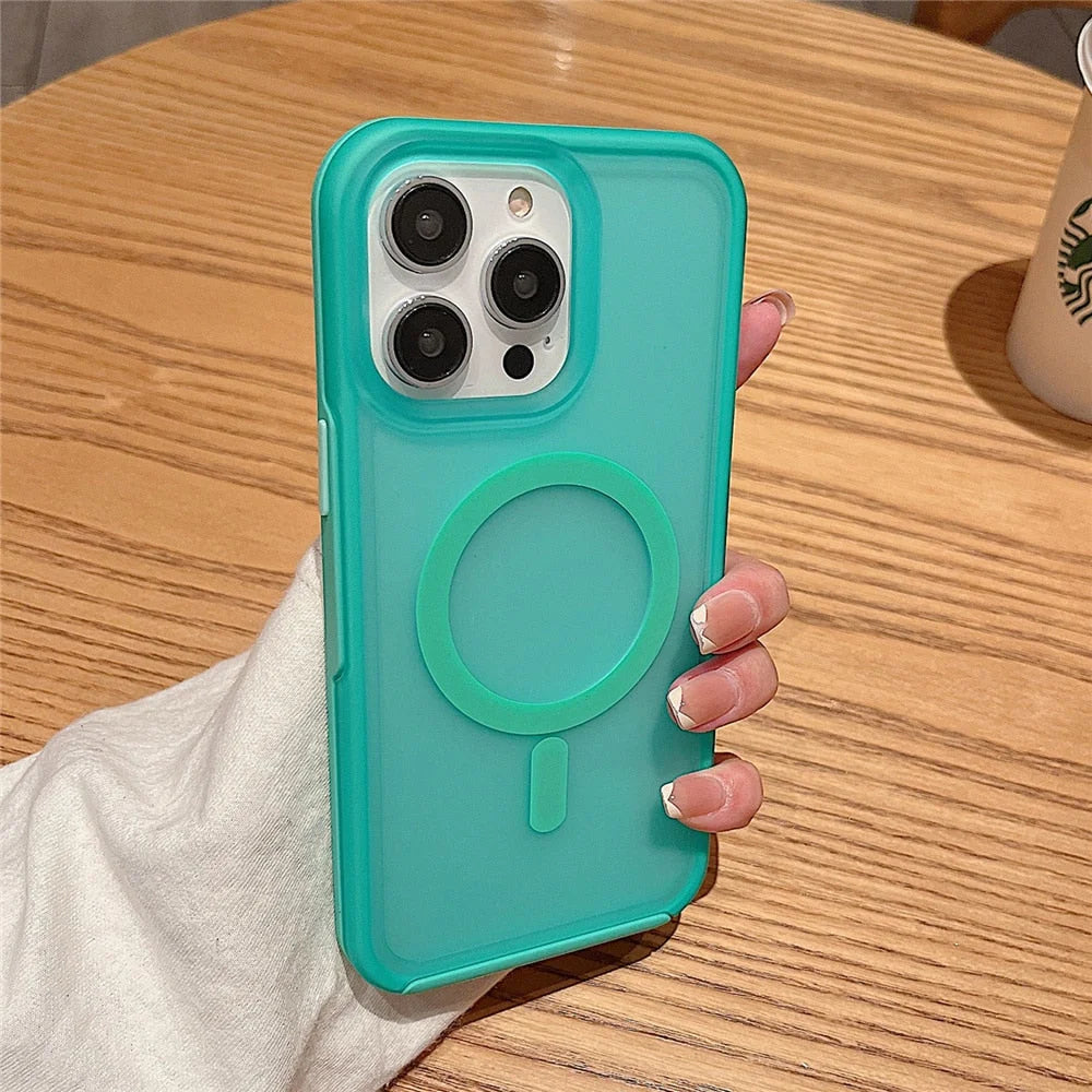 Case Mag Neon - Turquesa / iPhone 14