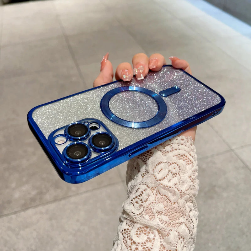 Case Mag Shine - Azul / iPhone 11 Pro Max