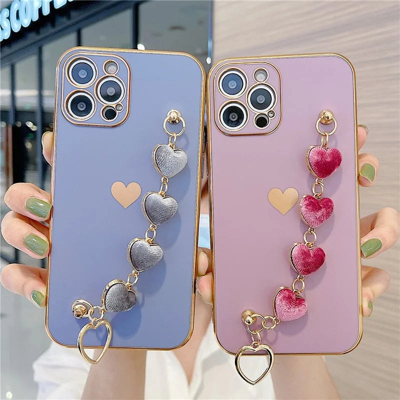 Case Matte Love Chain