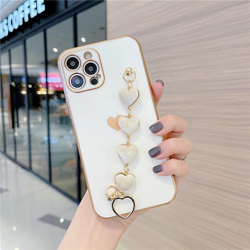 Case Matte Love Chain - iPhone 12 Mini / Branco