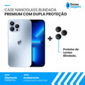 Case NanoGlass Blindada Premium com Dupla Proteção 360º