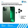 Case NanoGlass Blindada Premium com Dupla Proteção 360º