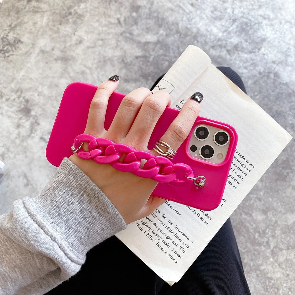 Case Neon Chain - iPhone 12 Mini / Rosa