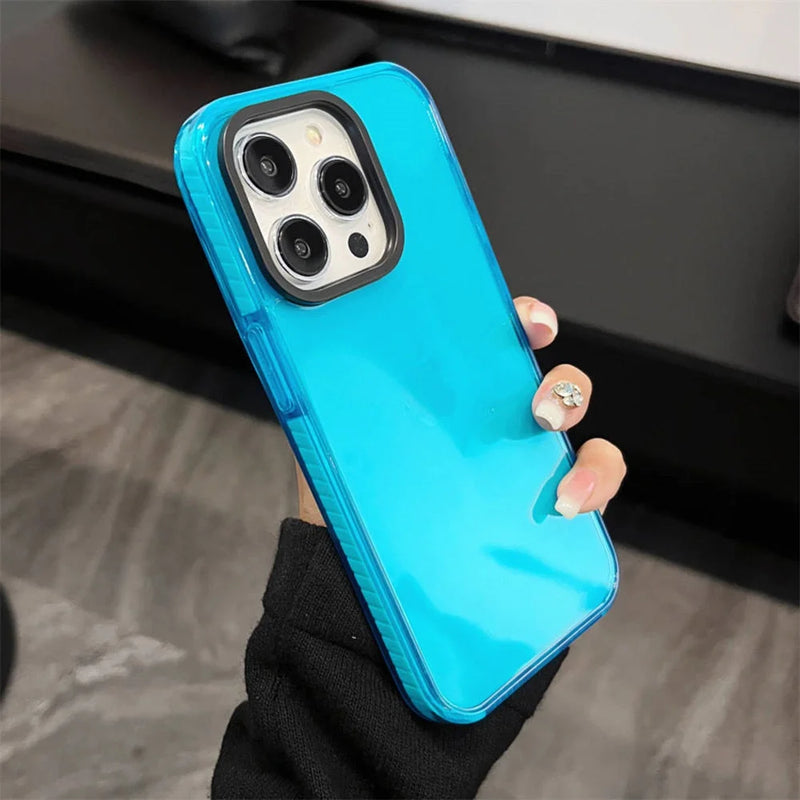 Case Neon Colors - Azul / iPhone 14