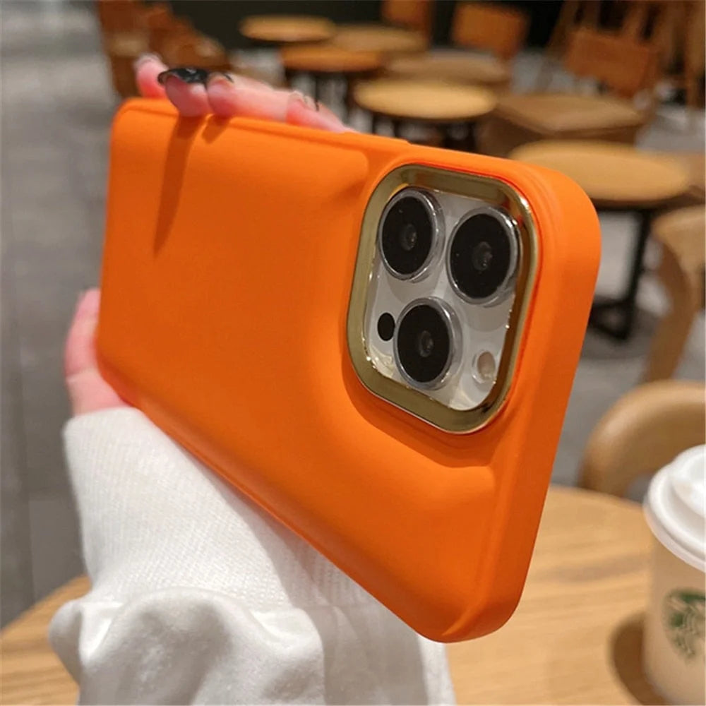 Case Puff Gold - Laranja / iPhone 14