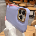 Case Puff Gold - Lilás / iPhone 14