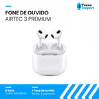 Combo Tecno Caixa de Acessórios 6 em 1 + Fone de Ouvido Bluetooth AirTec 3 Tecno Import