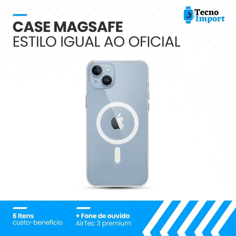 Combo Tecno Caixa de Acessórios 6 em 1 + Fone de Ouvido Bluetooth AirTec 3 Tecno Import