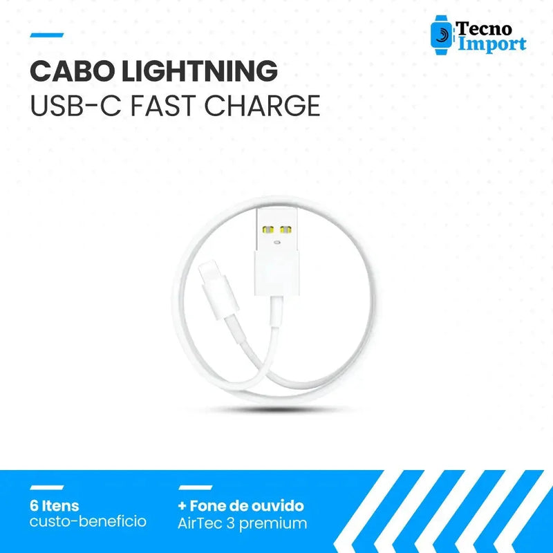 Combo Tecno Caixa de Acessórios 6 em 1 + Fone de Ouvido Bluetooth AirTec 3 Tecno Import