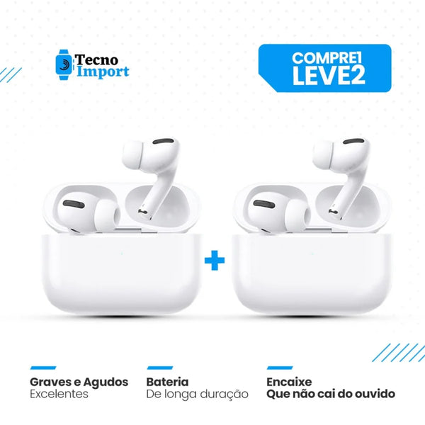 Fone Bluetooth AirTec Pro Premium Compre 1 e Leve 2