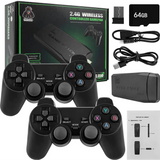 Game Stick 4k com 2 Controles  e 11.420 JOGOS