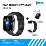 Lançamento Iwo 16 Infinity Max Series 9 + Pulseira Metálica + Case protetora de Brindes