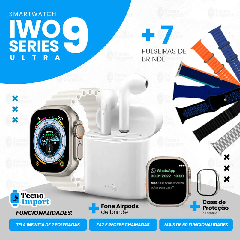 Lançamento Kit Smartwatch Serie 9 Ultra® + Airtec 2 [7