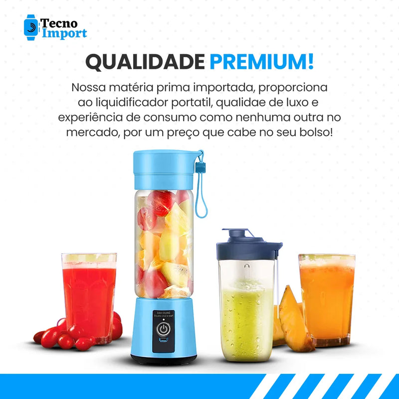 Liquidificador Portátil 6 Lâminas Tecno ®