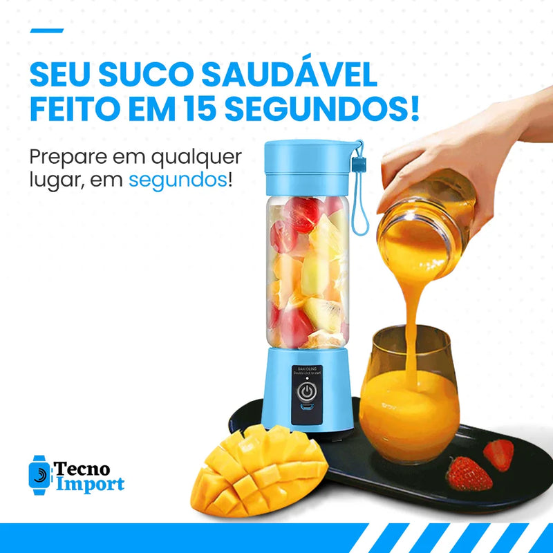 Liquidificador Portátil 6 Lâminas Tecno ®