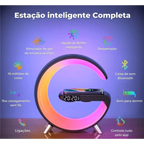 Luminária G - Speaker Smart - Multifuncional 5 em 1